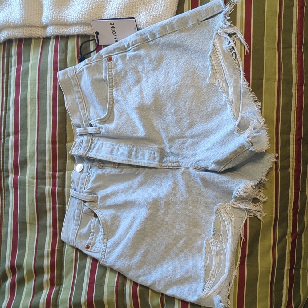 NWT Re/done Denim Shorts
